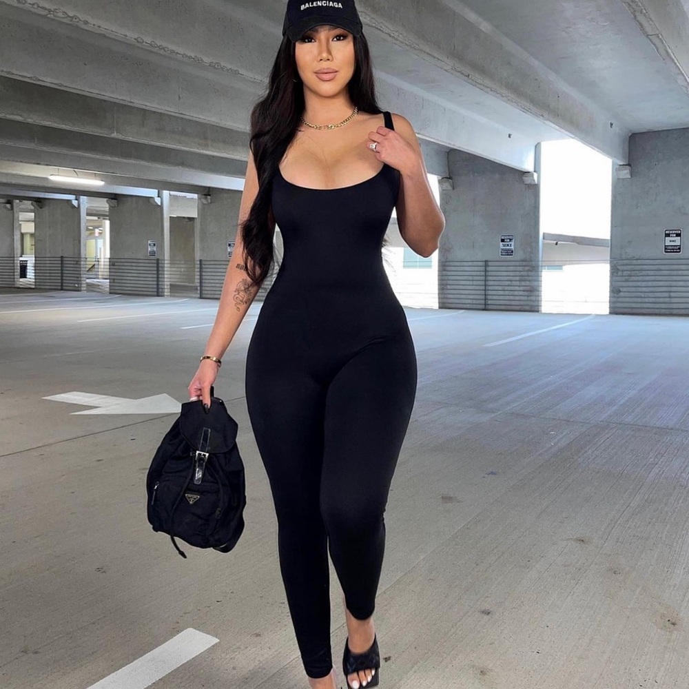 My outfit online black jumpsuit